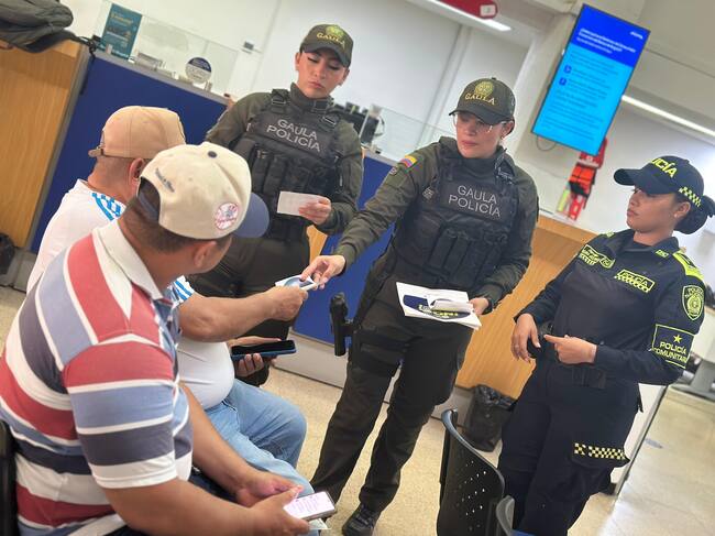Gaula realizó jornada de prevención contra la extorsión en Magangué