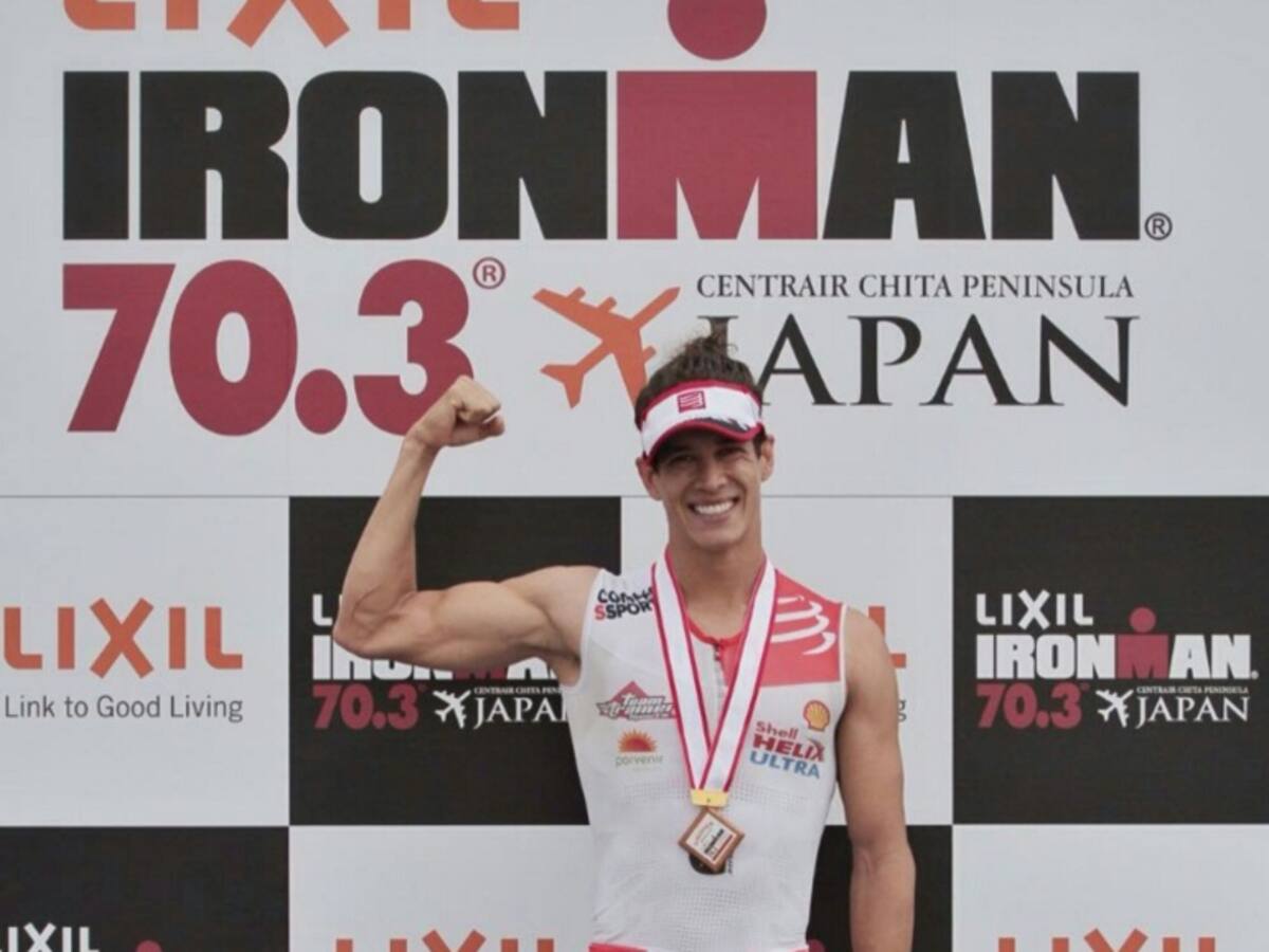 Rodrigo Acevedo logra tercer lugar en el Iroman de Japón