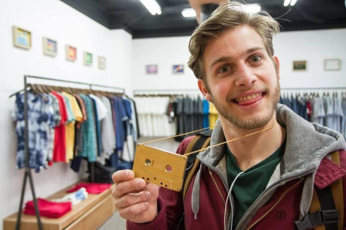 Benoit Jammes hace una propuesta artística con materiales reciclables.