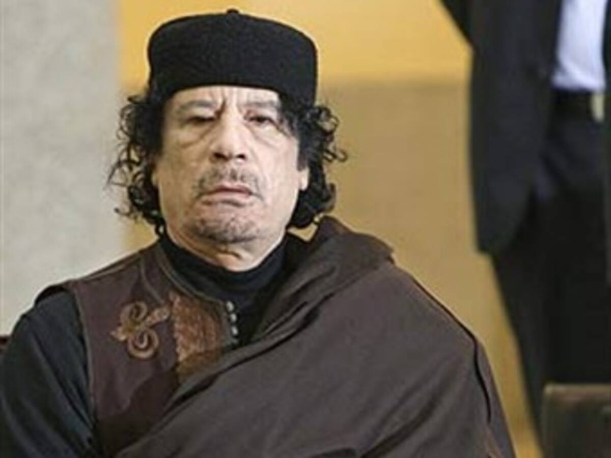 Gadafi culpa a Al Qaeda de la violencia y la sublevación en su país