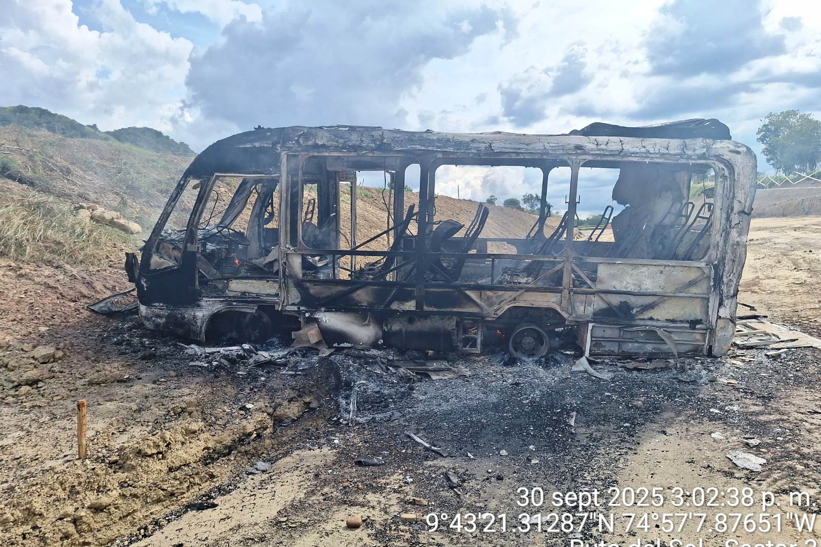 Incineración de maquinaria en Zambrano fue un hecho aislado