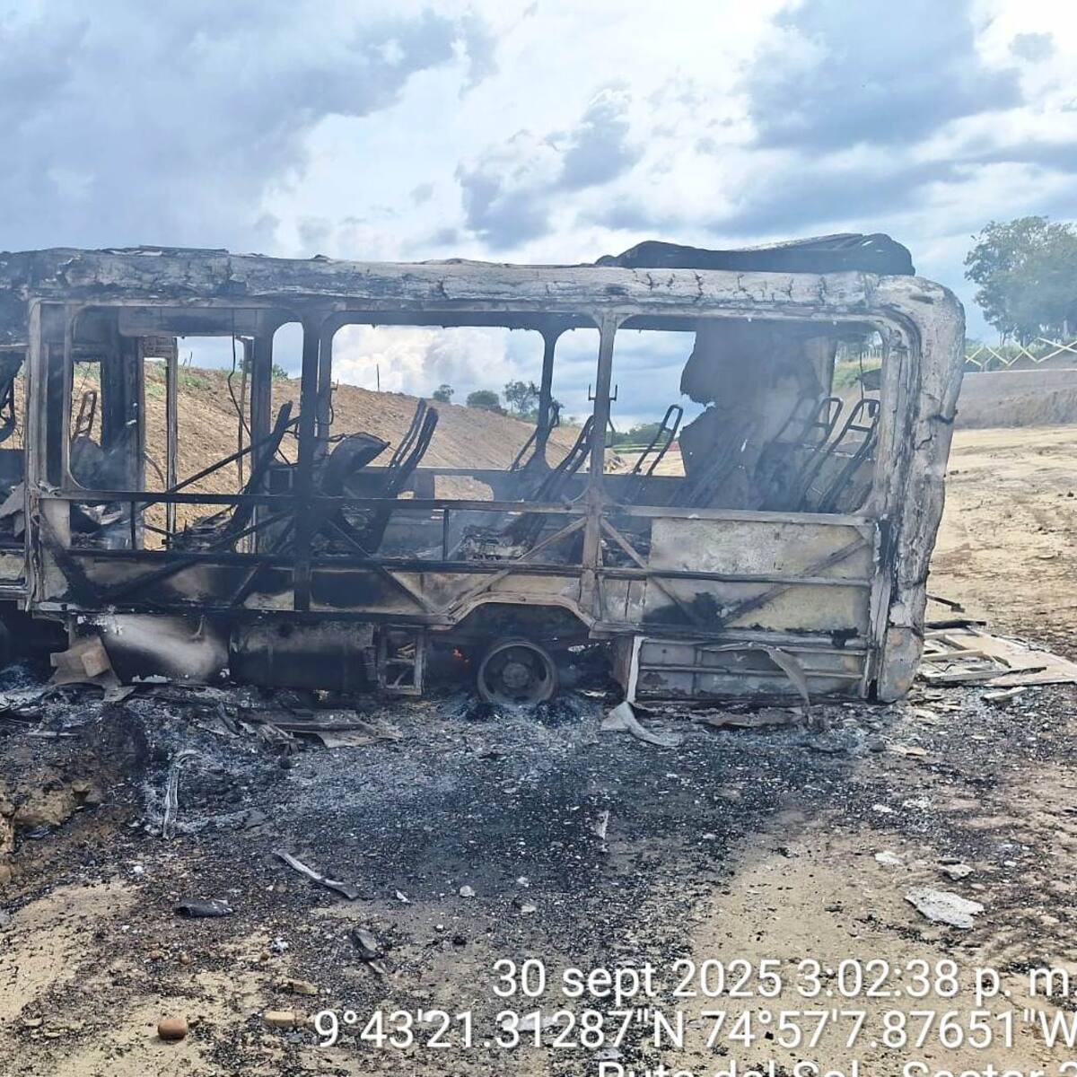 Incineración de maquinaria en Zambrano fue un hecho aislado