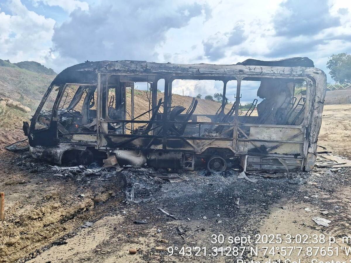 Incineración de maquinaria en Zambrano fue un hecho aislado