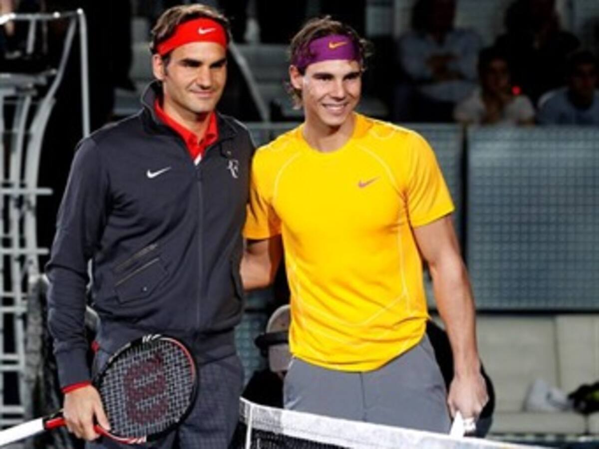 Nadal venció a Federer en juego benéfico disputado en Madrid