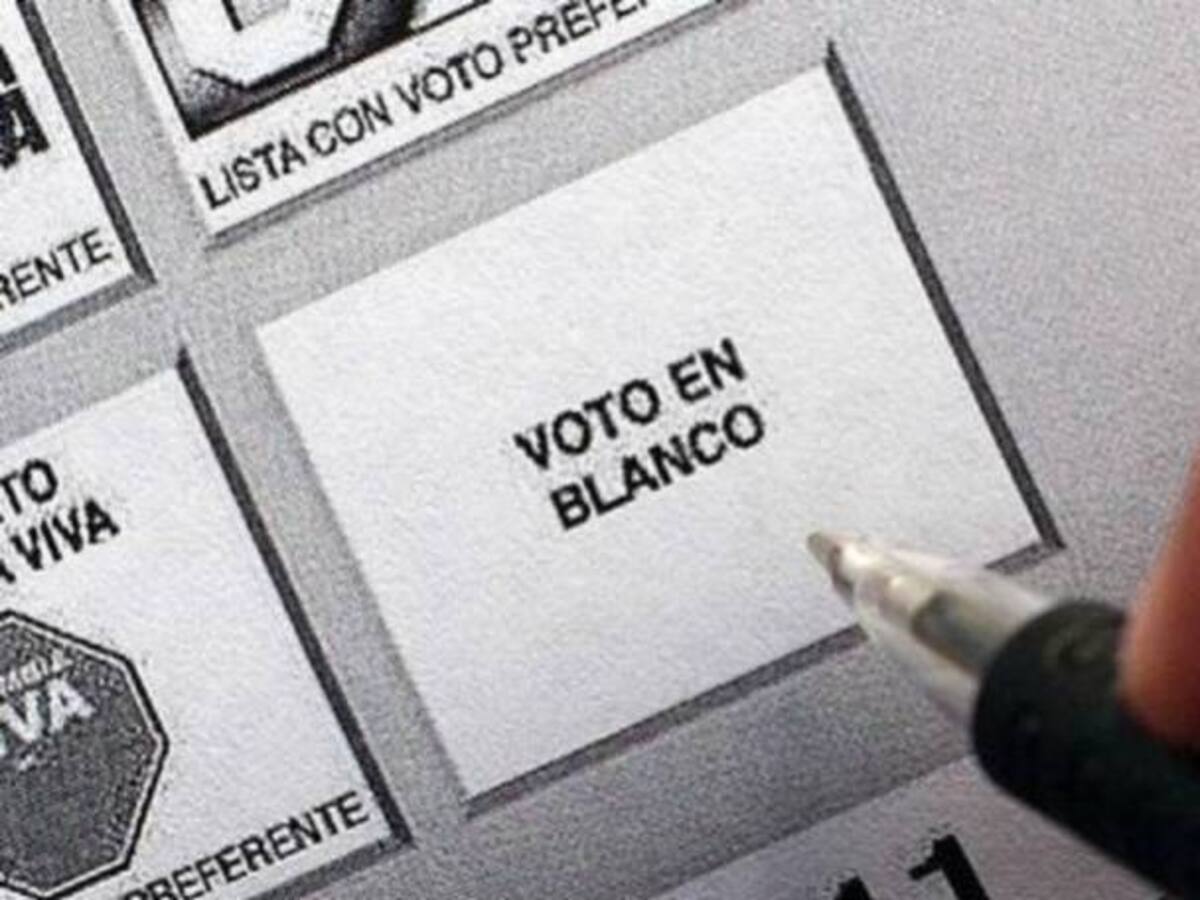 El poder del voto en Blanco en las elecciones en Colombia