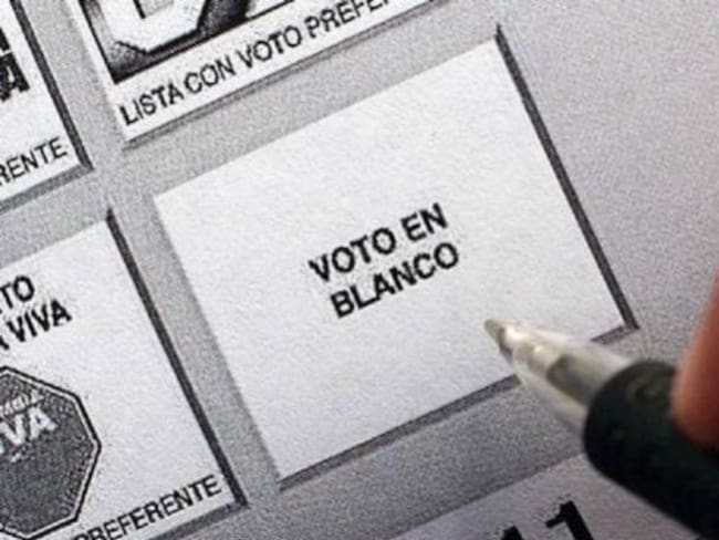 El poder del voto en Blanco en las elecciones en Colombia