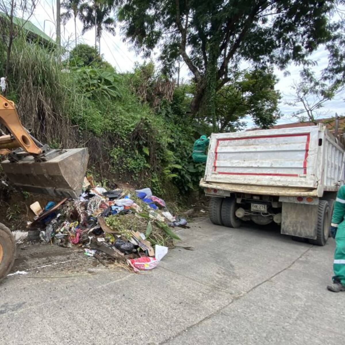 Campaña de recolección de inservibles en los barrios de Pereira