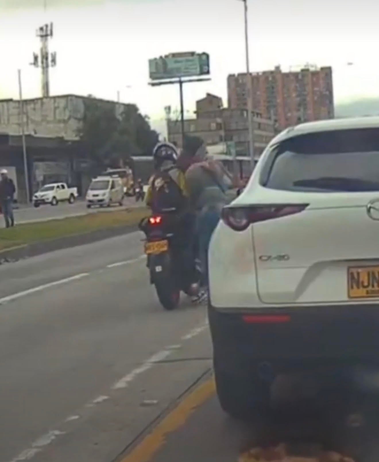 Accidente vial el pasado 17 de julio en el carril exclusivo de TransMilenio.