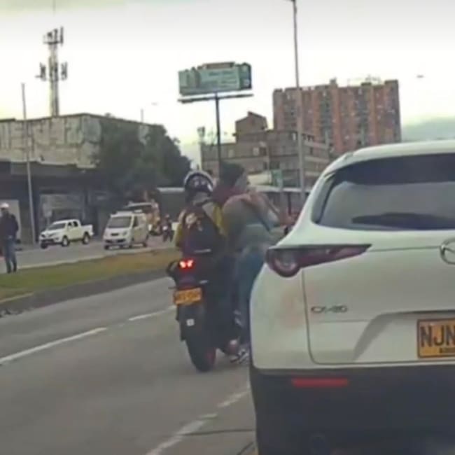 Accidente vial el pasado 17 de julio en el carril exclusivo de TransMilenio.