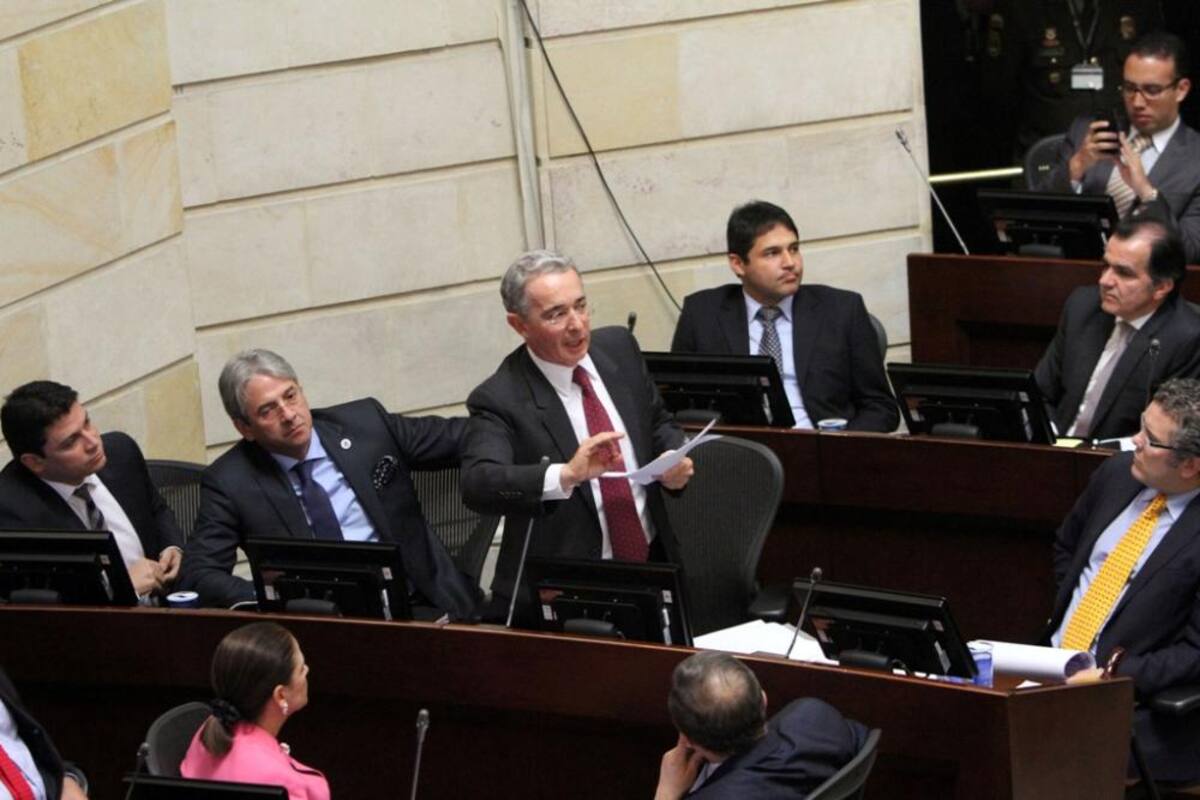 El senador del Polo Democrático Iván Cepeda fue el citante del debate en el Congreso donde pretende demostrar los nexos de Álvaro Uribe con ilegales.