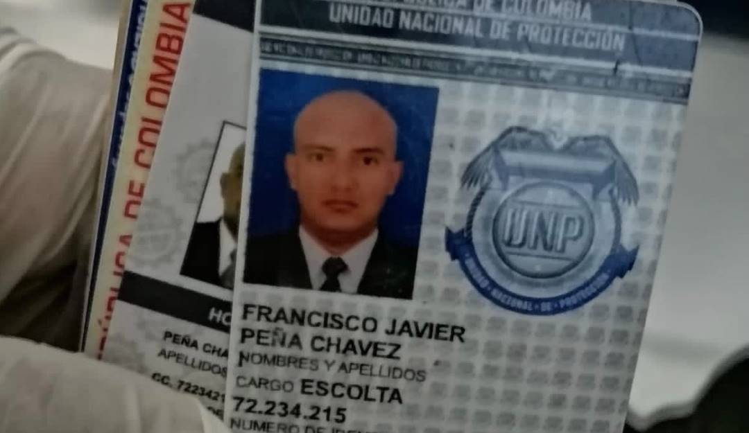 Cortesía Caracol Radio // Escolta de la UNP asesinado.