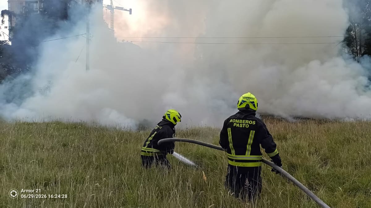95 incendios forestales se han atendido este año en Pasto