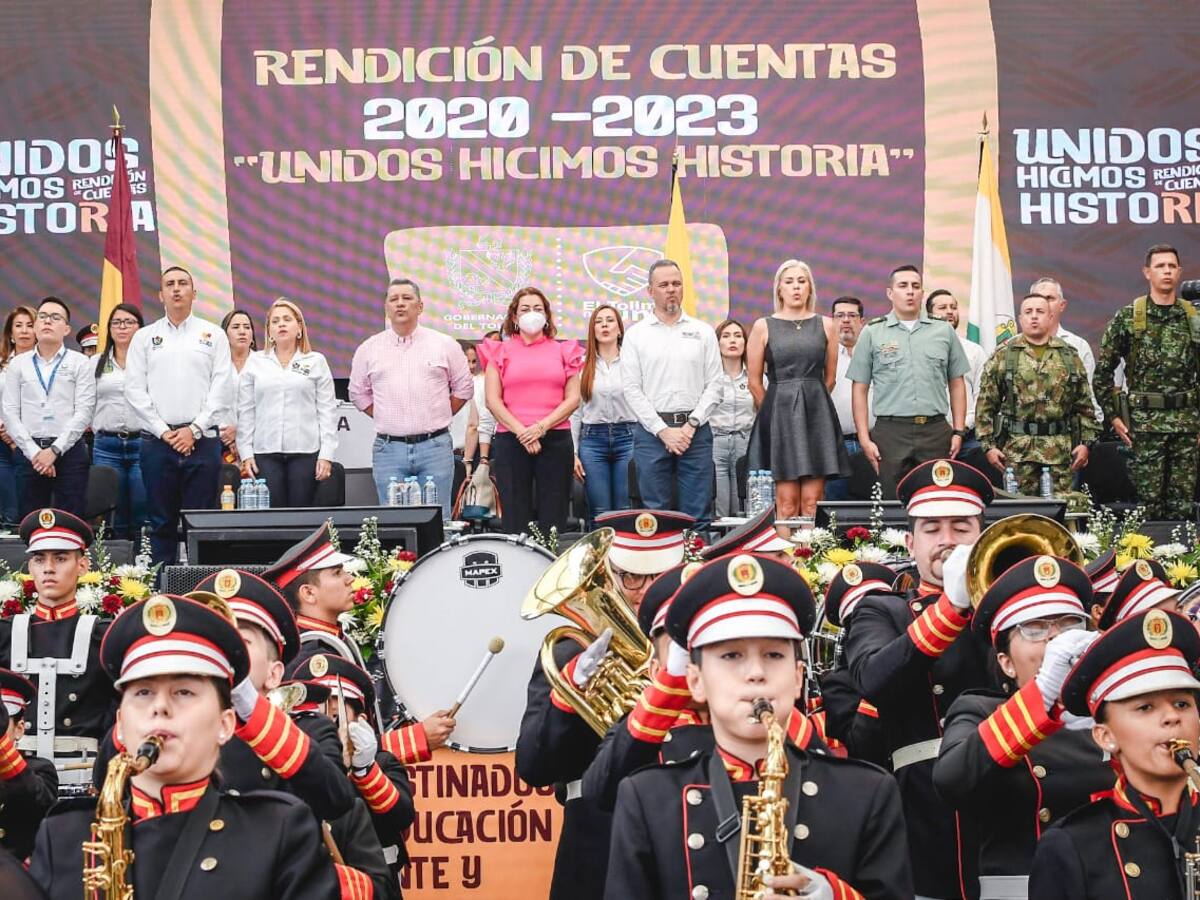 Así fue la rendición de cuentas del gobernador del Tolima, Ricardo Orozco