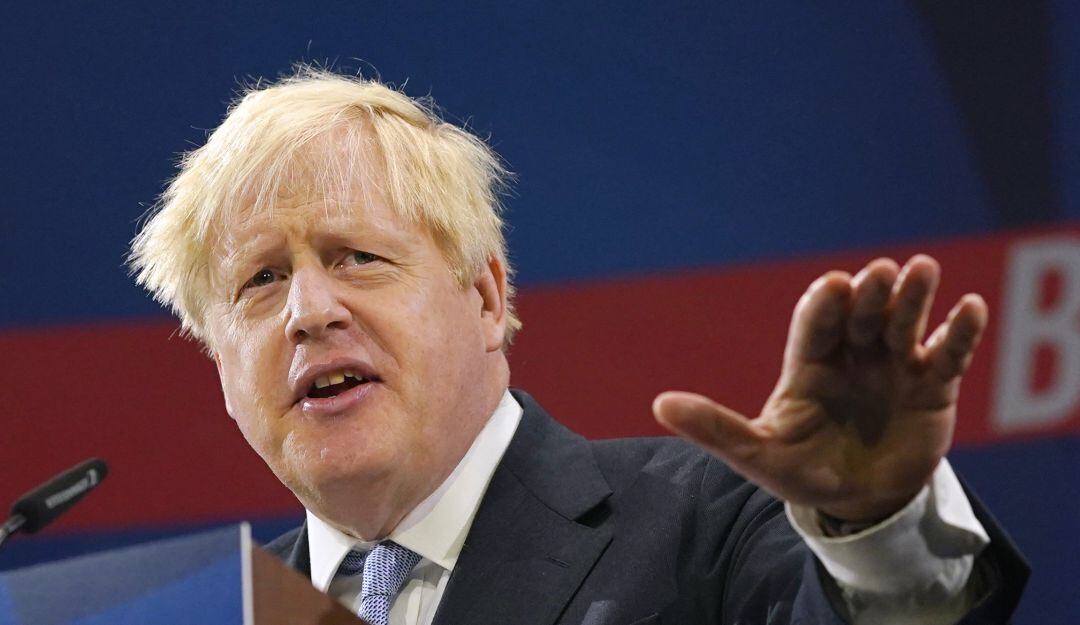El primer ministro británico Boris Johnson