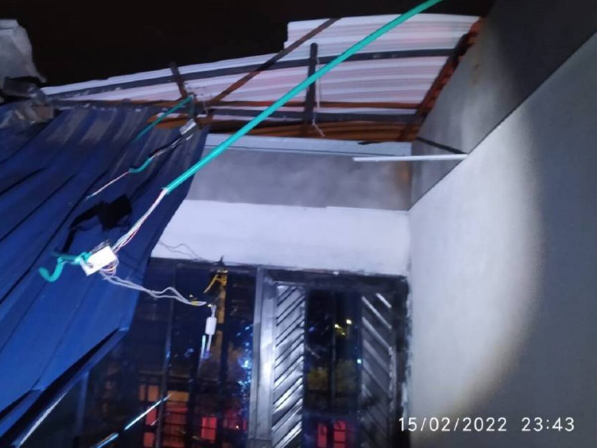 200 viviendas desentechadas a causa de las lluvias en Neiva