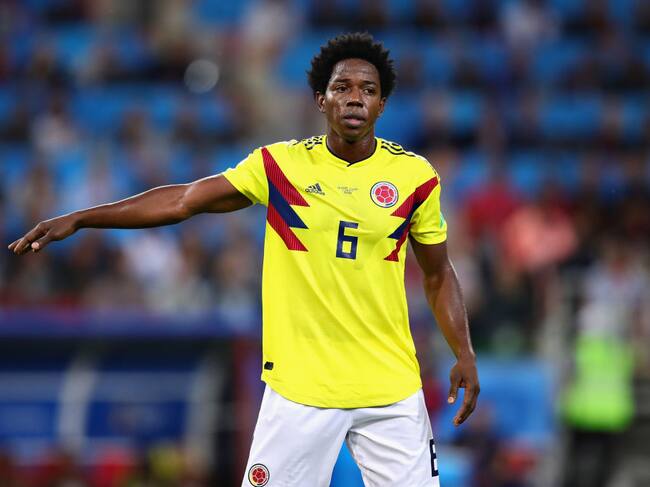 MOSCOW, RUSSIA - JULY 03: Carlos Sanchez of Colombia gestures during the 2018 FIFA World Cup Russia Round of 16 match between Colombia and England at Spartak Stadium on July 3, 2018 in Moscow, Russia. (Photo by Chris Brunskill/Fantasista/Getty Images)