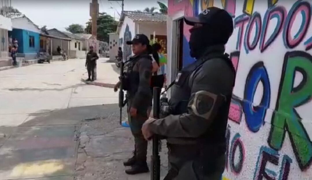 Policía hizo intervención en Rebolo