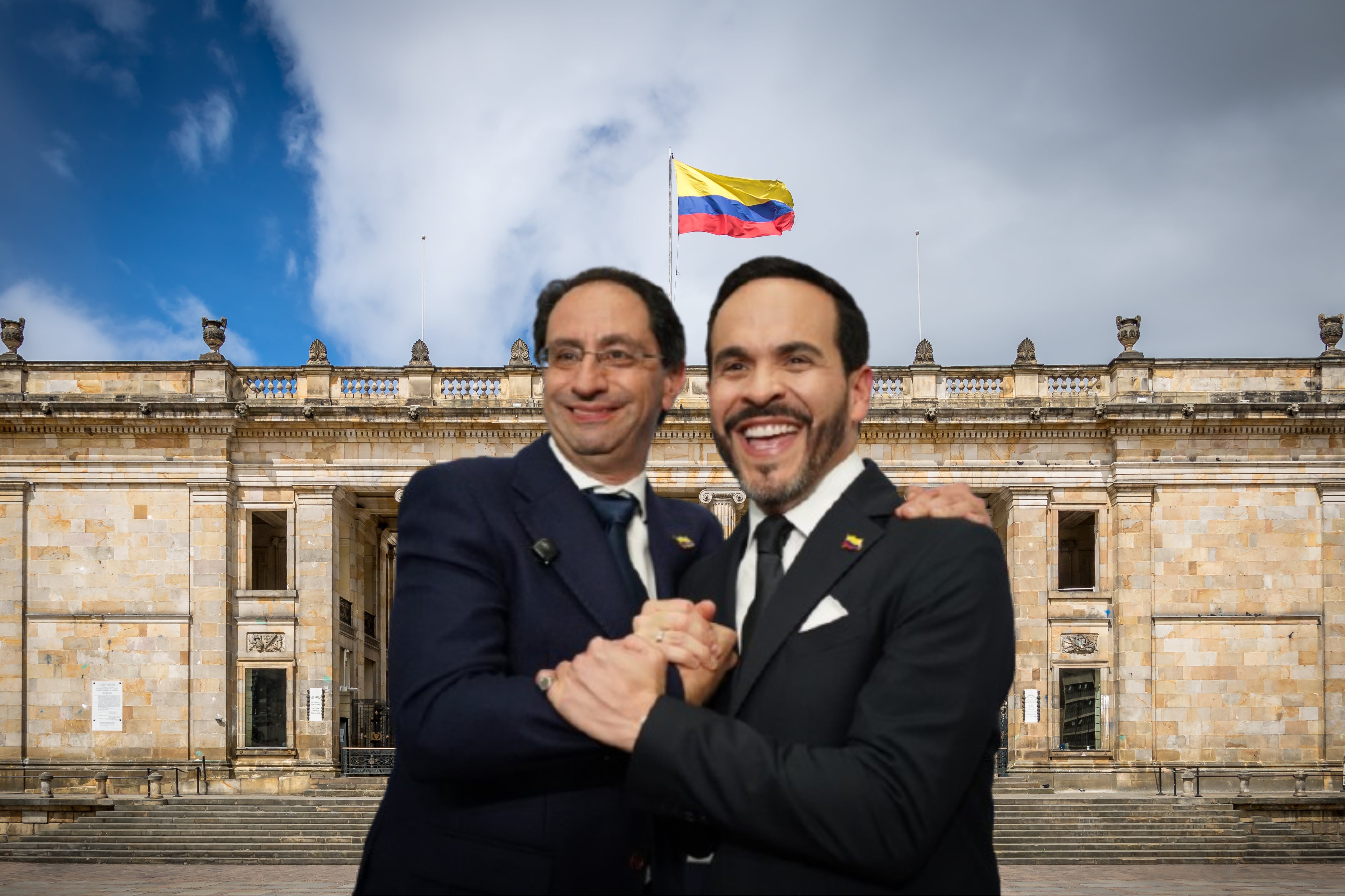 Imagen de referencia. Abelardo de la Espriella y José Manuel Restrepo: Colprensa / Edificio de Gobierno en Colombia: Getty Images.