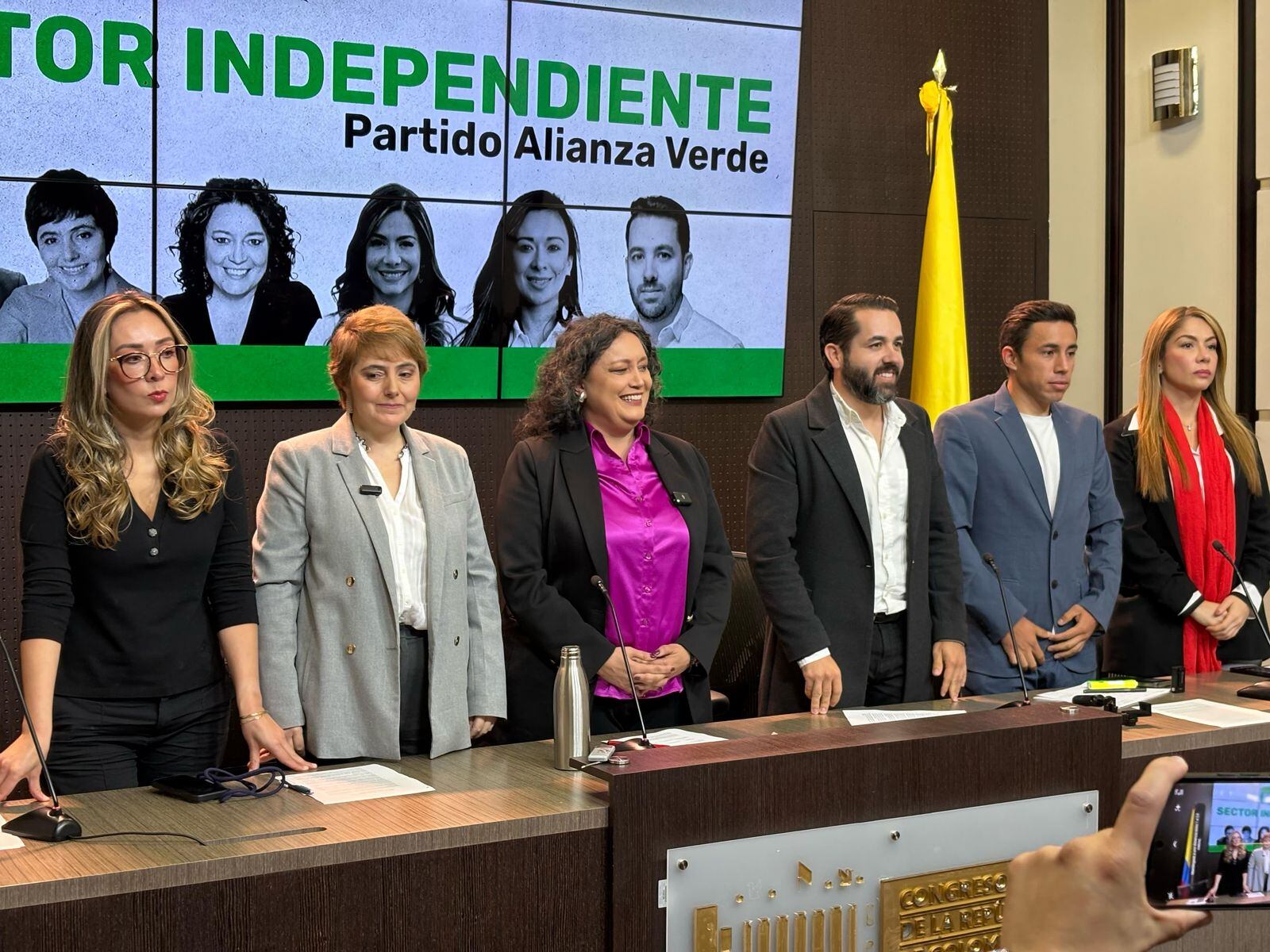 Congresistas de la Alianza Verde. Foto: Cortesía.