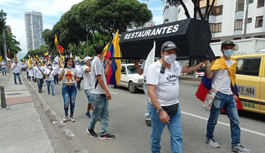 Marcha en Bucaramanga por Palestina