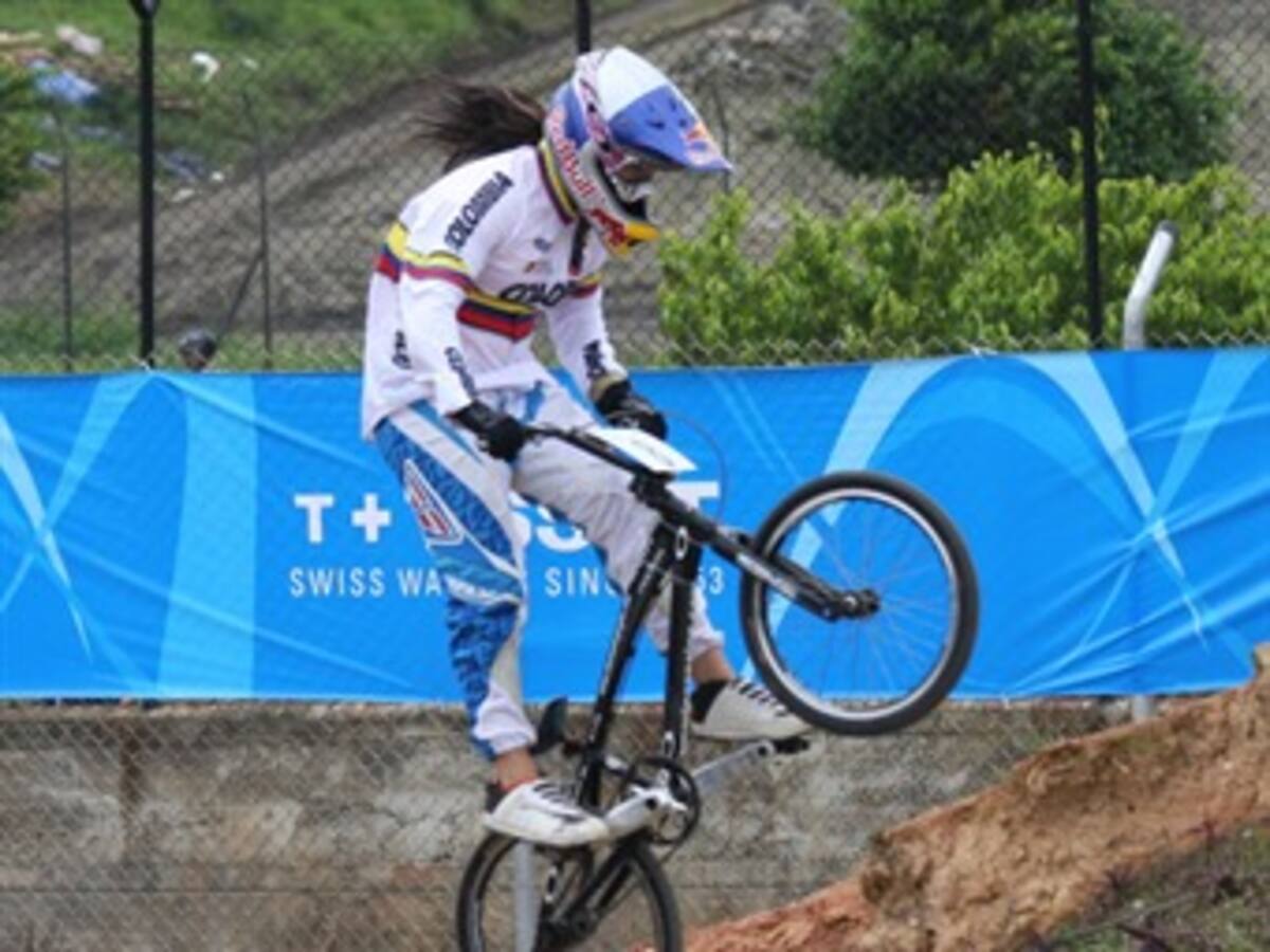 Mariana Pajón fue quinta en la contra reloj del Mundial de Supercross