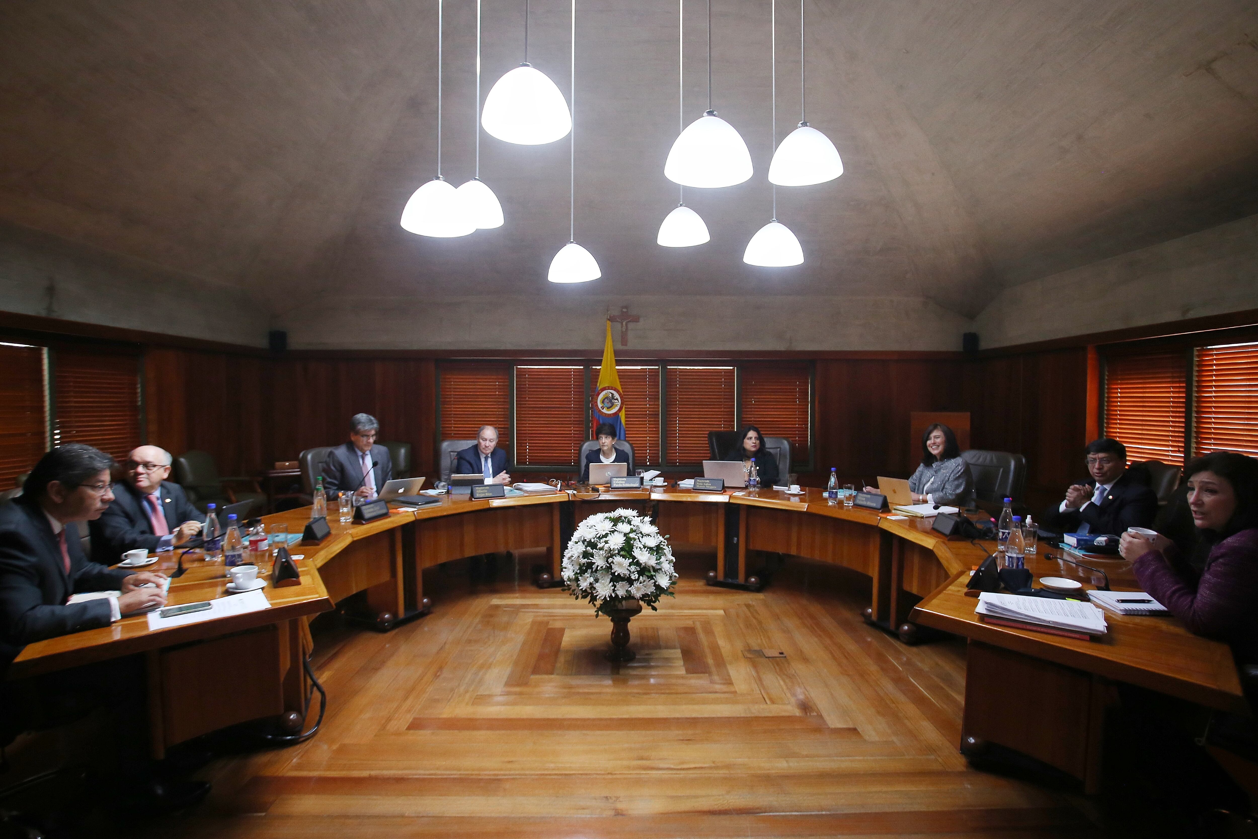 Sala Plena de la Corte Constitucional. Cortesía: Camila Díaz, Colprensa.