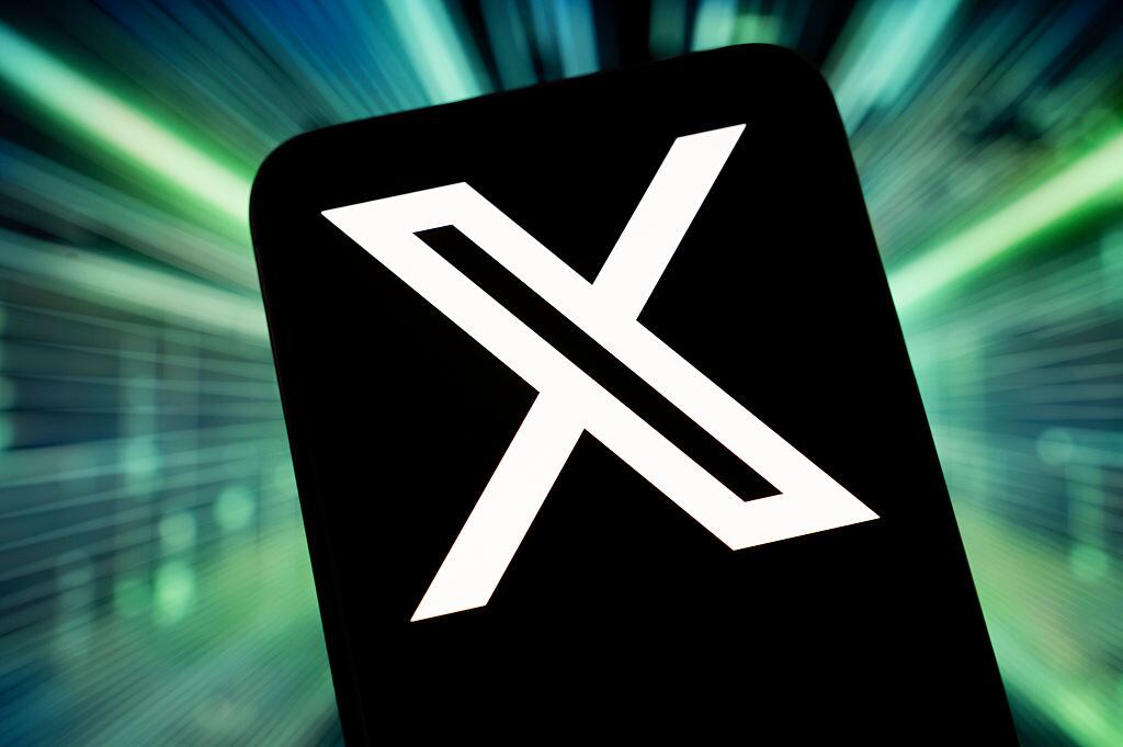 Red social X. (Photo Illustration by Samuel Boivin/NurPhoto via Getty Images)