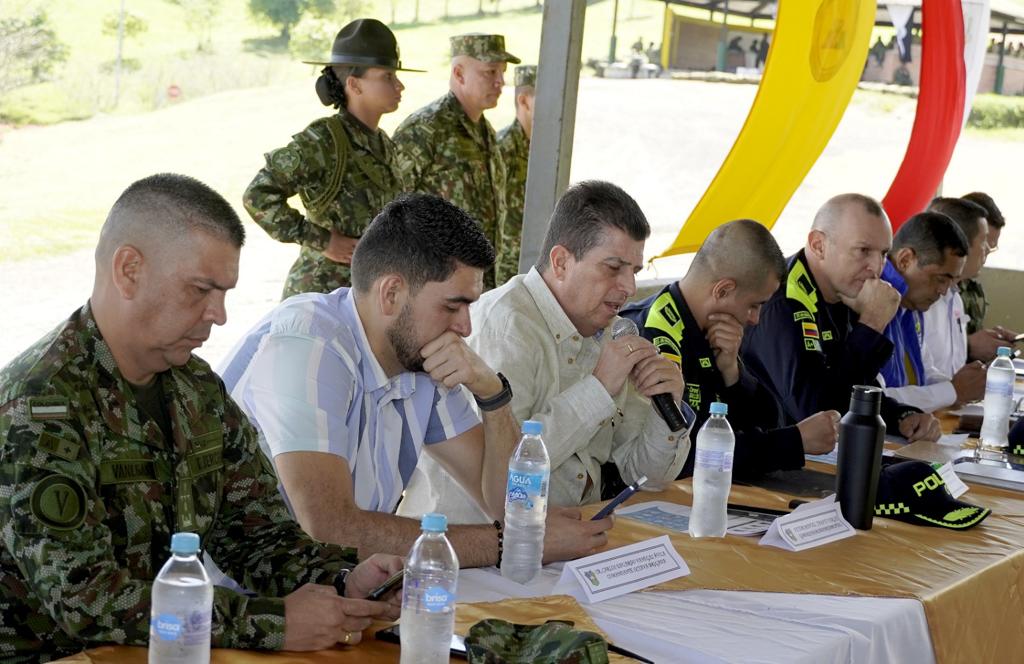 Consejo Extraordinario de Seguridad en Santa Rosa de Cabal - Gobernación de Risaralda.