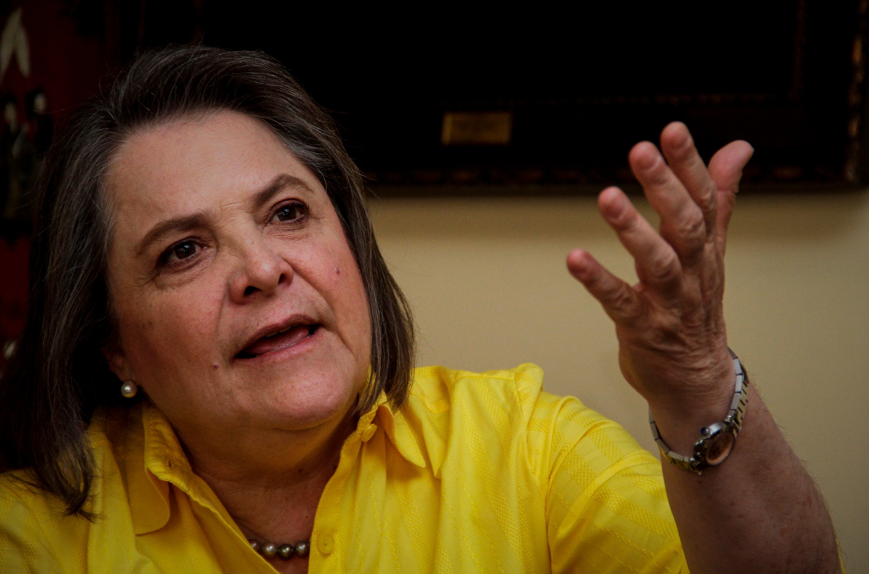 Clara López, senadora del Pacto Histórico. Foto: Colprensa.