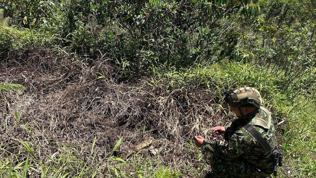 Ejército neutralizó dos artefactos explosivos del ELN en zona rural de Anorí