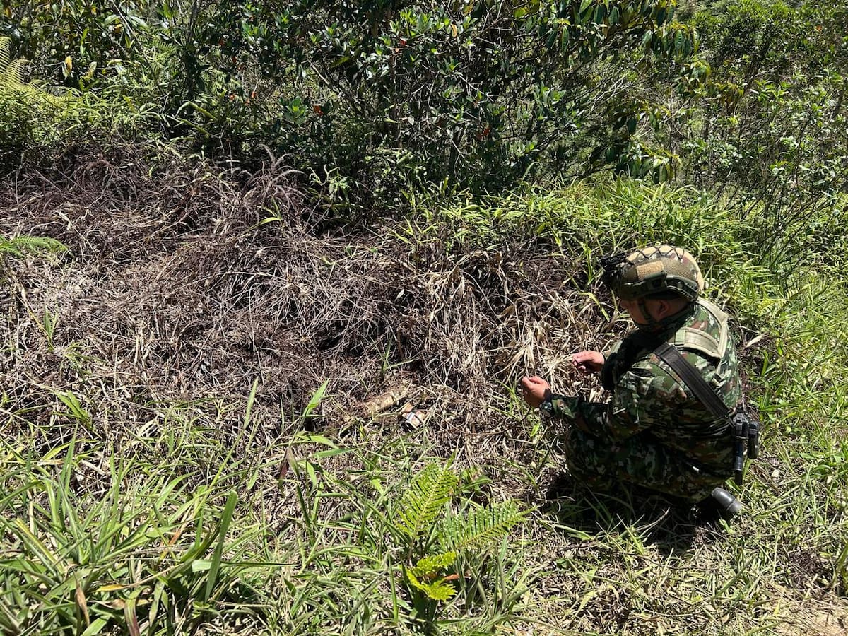 Ejército neutralizó dos artefactos explosivos del ELN en zona rural de Anorí