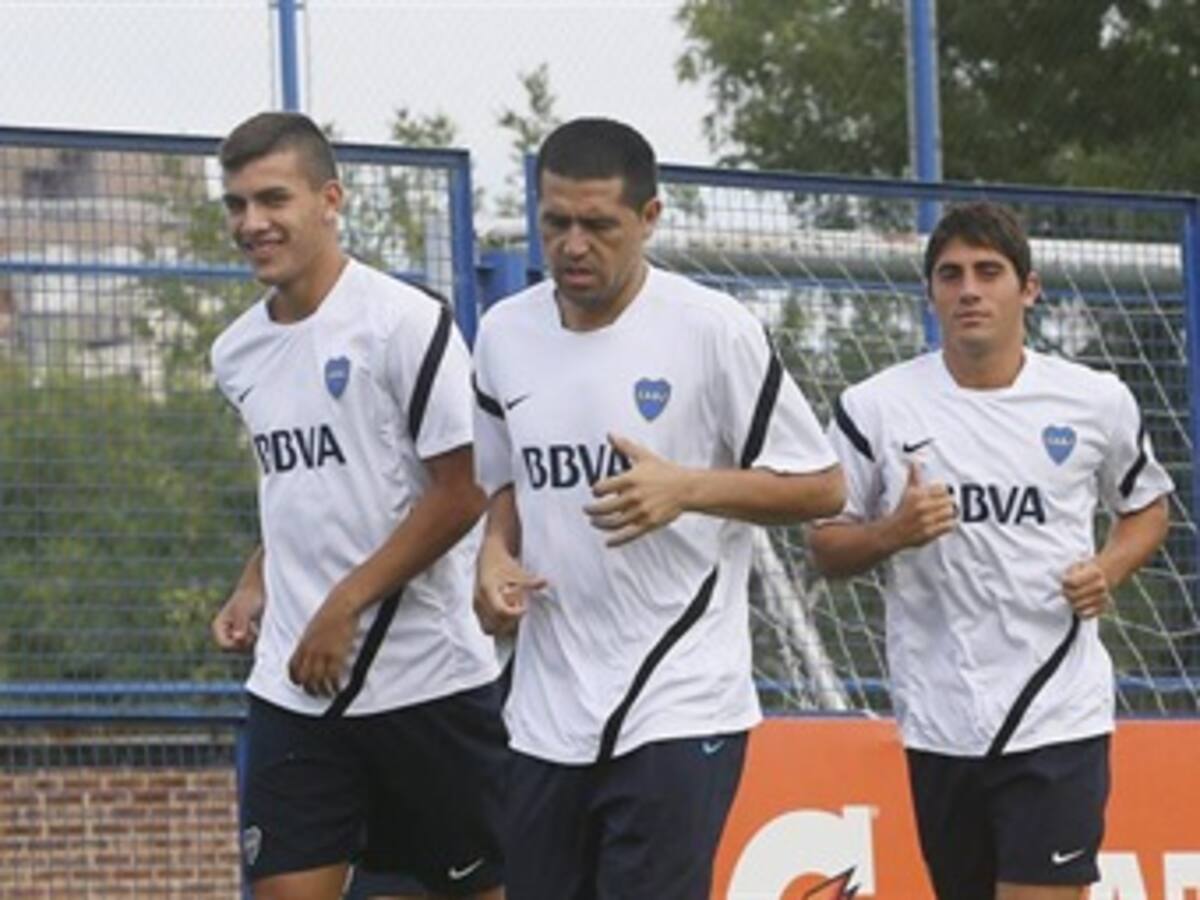 Riquelme volvió a entrenarse con Boca tras siete meses de inactividad