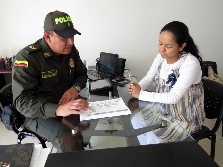 Mónica Raigoza, alcadesa del municipio de Caldas. 