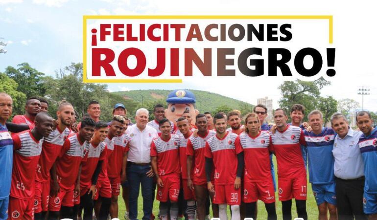 Apoyo de autoridades al Cúcuta Deportivo.