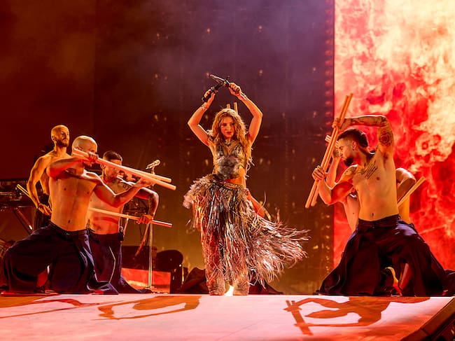 MADRID, SPAIN - SEPTEMBER 18: Singer Shakira performs onstage on the Opening night of her 12 date European residency at Shakira stadium during "La Mujeres Ya No Lloran" World Tour at Estadio Shakira on September 18, 2026 in Madrid, Spain. (Photo by Nicolas Gerardin/Getty Images / ABA via Getty Images)