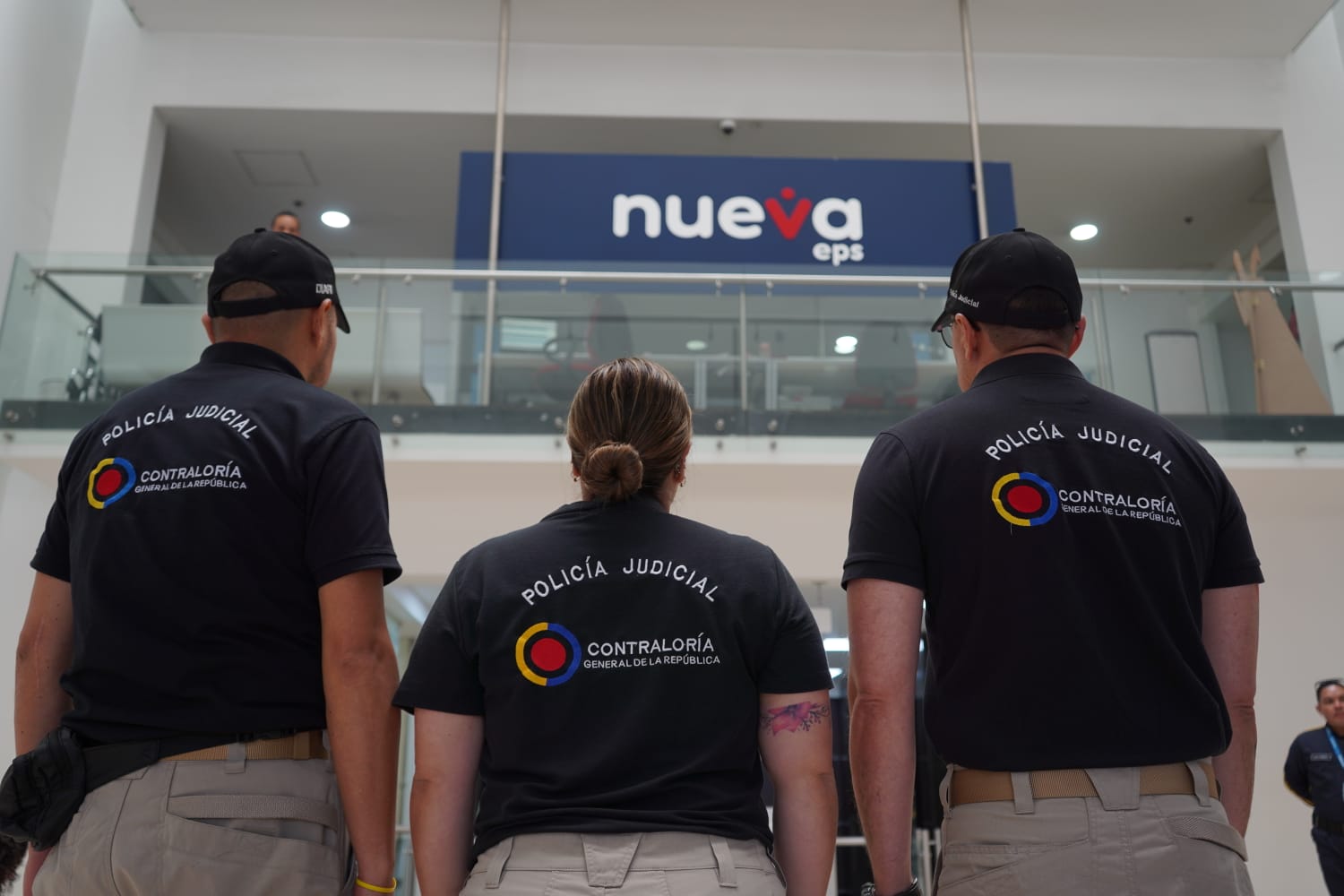 La Contraloría General de la República realiza visita en la Nueva EPS este jueves 9 de abril. Crédito: Contraloría