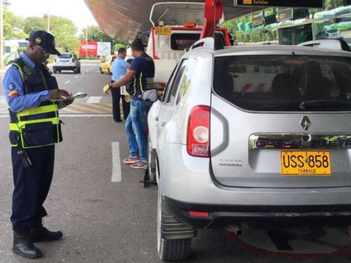 Van 614 conductores sancionados en Cartagena por transporte ilegal