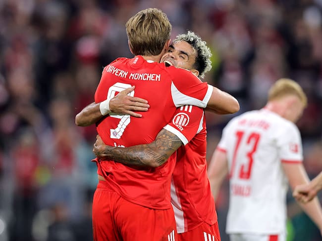 Luis Díaz y Harry Kane / Getty Images