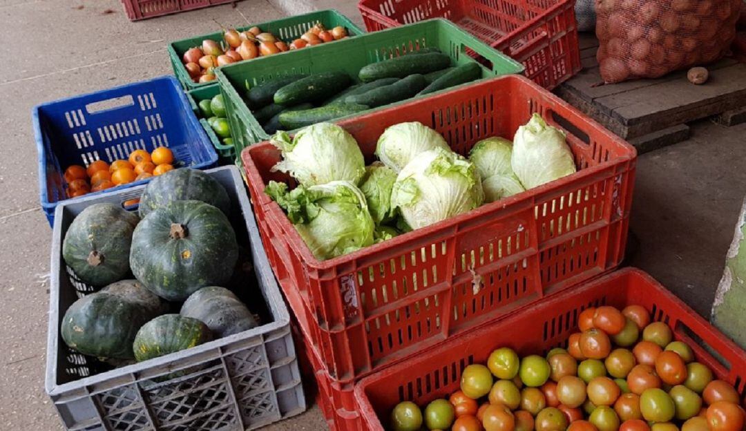 Productos de la plaza de mercado de Manizales