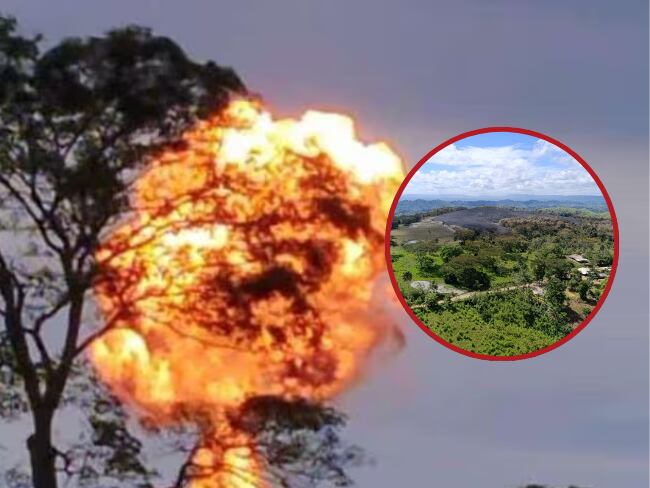 Erupción Volcán San José de Mulatos Vía Redes sociales // sobrevuelo del lugar de la erupción // vía sgcol