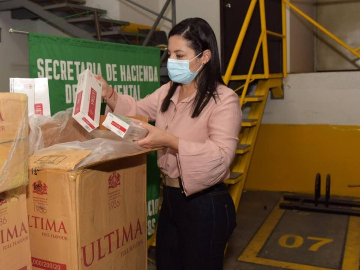 Cargamento de cigarrillos de contrabando fue incautado en Risaralda