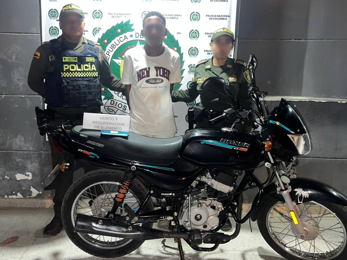 Tres motocicletas y un vehículo fueron recuperados en operativos contra el hurto en Cartagena