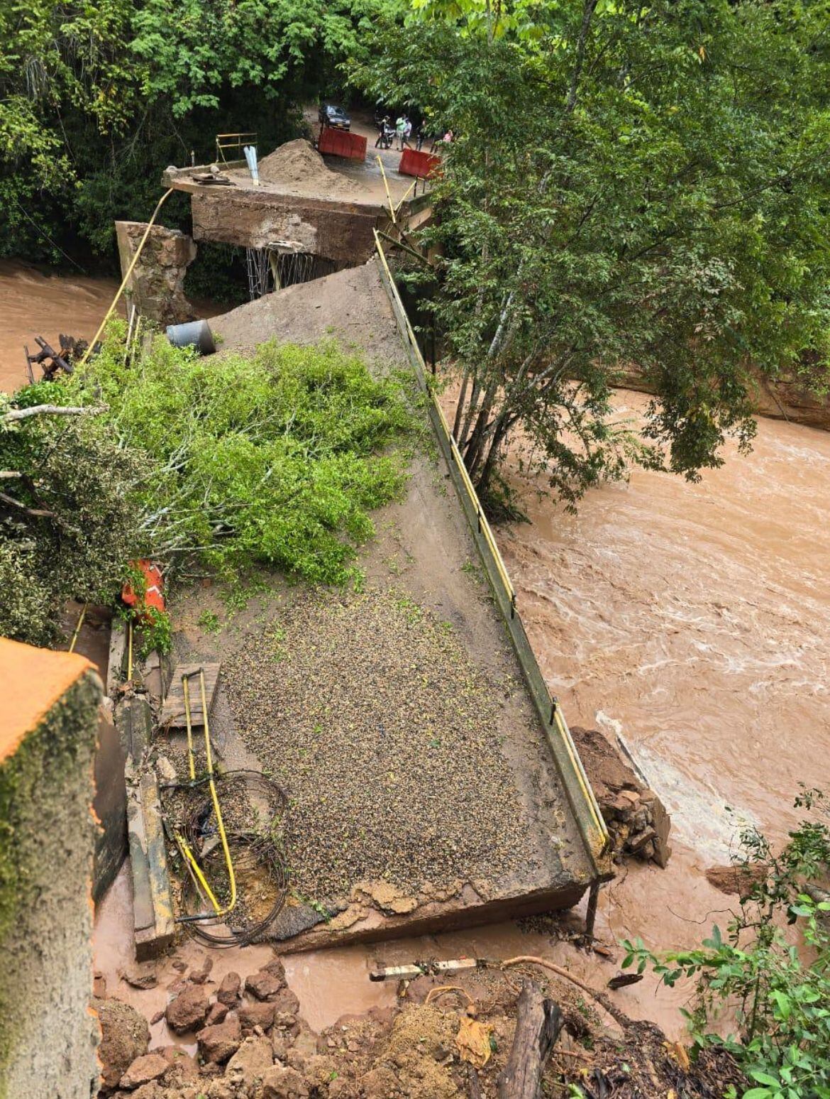 Emergencia preventiva en Cundinamarca. Más de 30 municipios son los afectados. Foto: Gobernación de Cundinamarca.