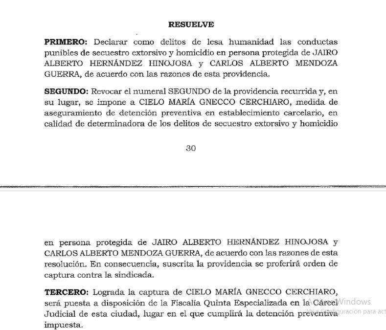 Orden de captura contra Cielo Gnecco, ex primera dama del Cesar.