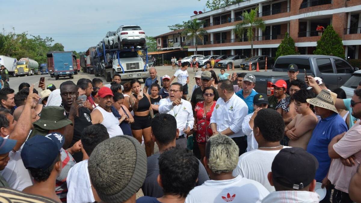 Marlon Galeano, líder de la protesta