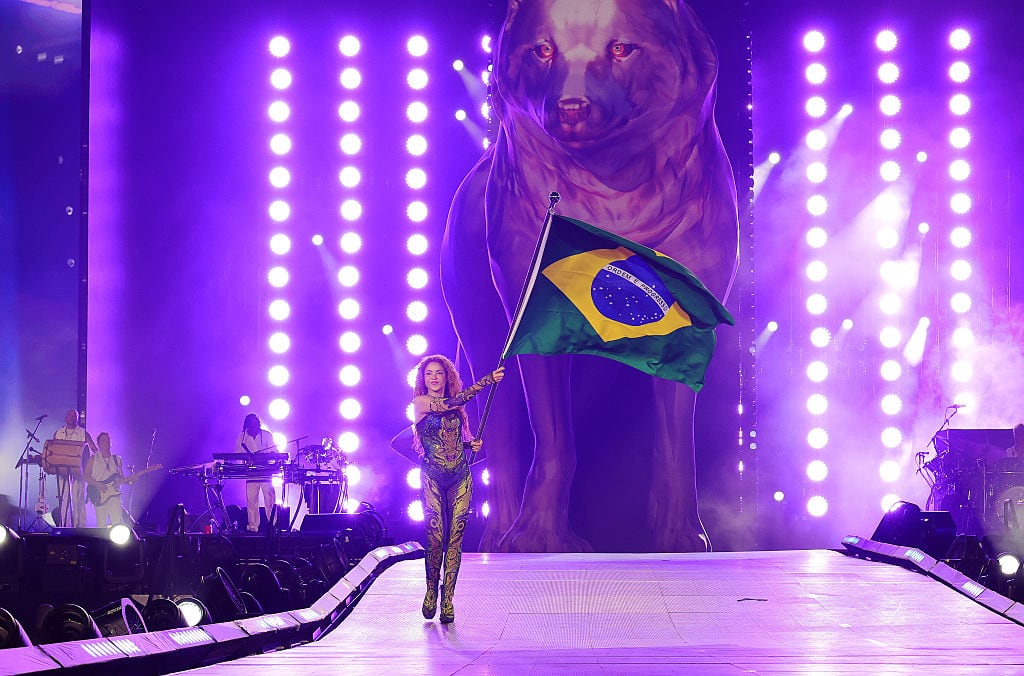 Shakira en Copacabana, Brasil. Foto: Getty Images.