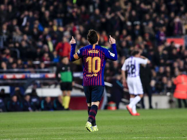 Messi le da la victoria al Barcelona ante el Real Valladolid