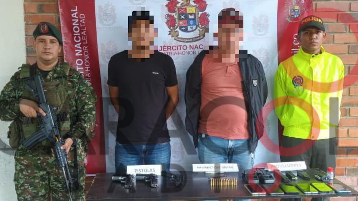 Capturan a hombres que se movilizaban en una camioneta robada de la UNP