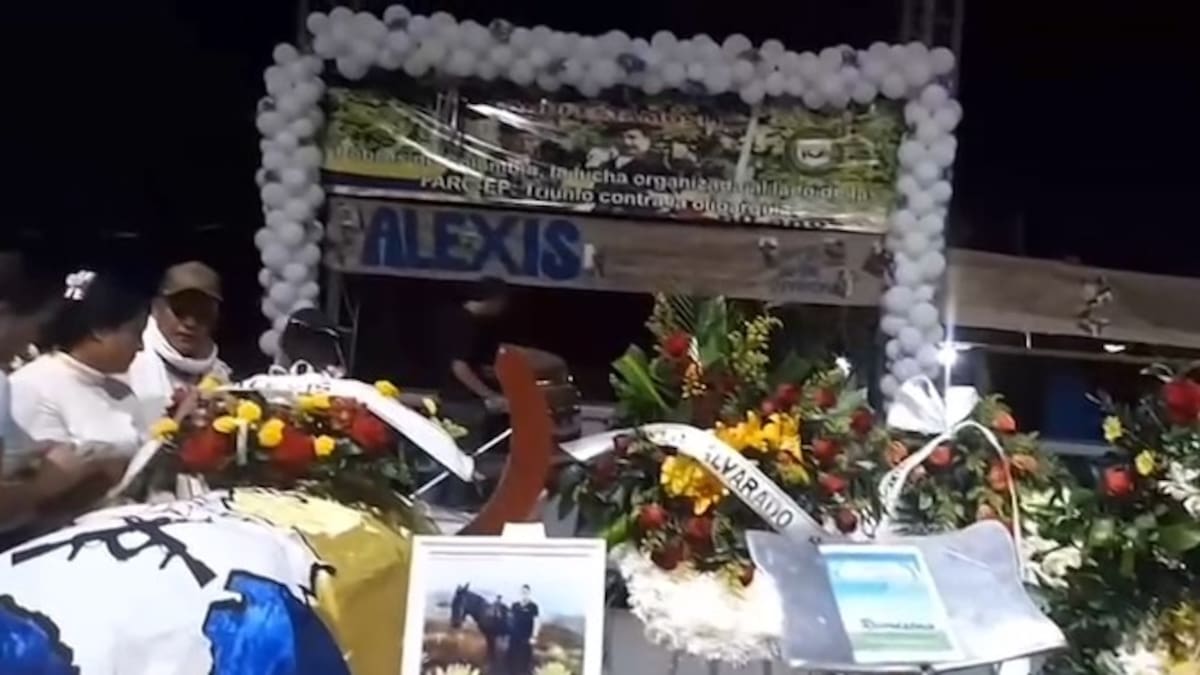 En un coliseo velaron a ‘Cancharino’, disidente FARC abatido por el Ejército