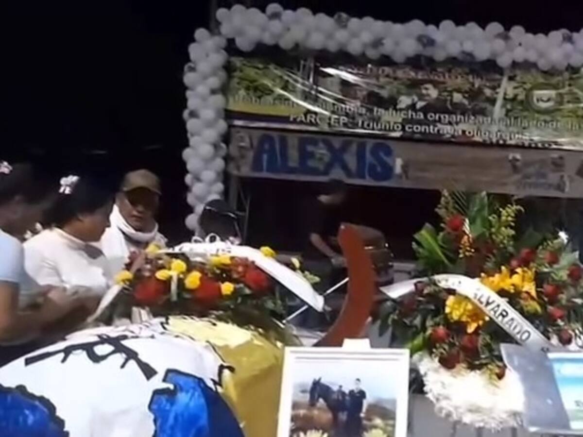 En un coliseo velaron a ‘Cancharino’, disidente FARC abatido por el Ejército